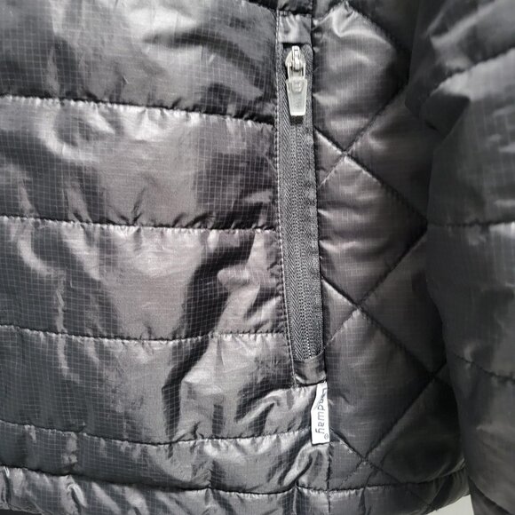 Buffalo Wild Wings Managers Jacket Light Coat XL Black EUC Quilted Full Zip - Picture 4 of 8